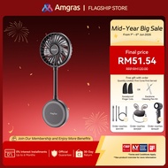 Amgras MagFan mobile phone magnetic fan portable desktop bracket kipas handheld adjustable speed bac