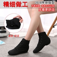 High Low Top Adult Children Canvas Jazz Boots Soft Sole Dance Shoes New Style Practice Shoes Female Modern Ballet Shoes ccdzk.sg