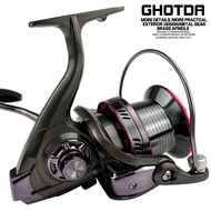 GHOTDA ✔️Fishing reel✔️ Mesin Pancing YO8000-10000 12000 Fishing Reel Spinning Reel Reel Fishing 12+1BB Rotating Fishing Reel 30KG braking force