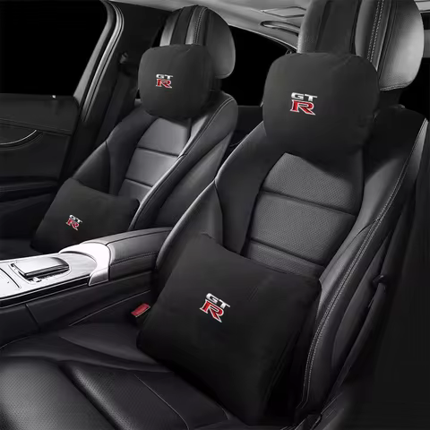 Top Quality Car Headrest Neck Support Seat Soft Neck Pillow for Nissan GTR JDM R32 R33 R34 GT-R R36 