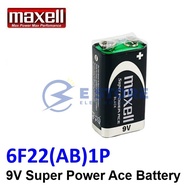 Maxell 9V Heavy Duty Super POWER ACE 9V Battery - 6F22(AB)1P