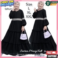 Cool Games Party Bju 2024 Syari Latest Girls' Gamis Ghamies Lebalam Eid Al-Fitr Gamis for Girls Aged