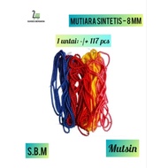 Mutsin 8 mm/Synthetic Pearl 8 mm/Mutsin (contents -/+ 117 grains)