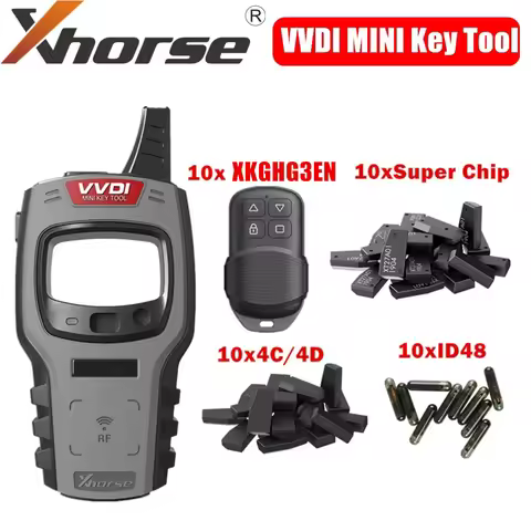 Xhorse XDKTMGEN VVDI MINI Key Tool Global Version with Super Chip/ID48 Chip/4D 4C Chip/XKB520EN/XKGH