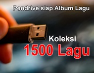 Pendrive  Koleksi 1500 Lagu (Pendrive audio mp3 tanpa video lagu)