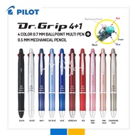 Pilot Dr. Grip 4+1 4 Color 0.7 mm Ballpoint Multi Pen Ball Pen + 0.5 mm Mechanical Pencil