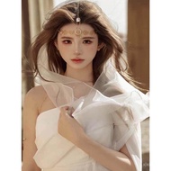 Greece Egyptian Goddess Forehead Chain Hair Accessories Female Boheia Eyebrow Pendant Headdress Exot