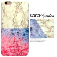 【Sara Garden】客製化 手機殼 蘋果 iPhone6 iphone6S i6 i6s 大理石 拼接 漸層 香檳 保護殼 硬殼