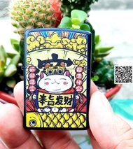 [HCM]Zippo Mèo thần tài C đen [ zipo Shop-Nino24 ID-1491 ]