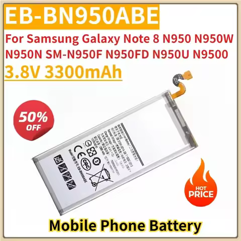 New Replacement Phone Battery 3.8V 3300mAh EB-BN950ABE for Samsung Galaxy Note 8 N950 N950W N950N SM