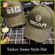 Escape From Tarkov Fan Made Cosplay Baseball Hat BEAR USEC Black Green Color Headwear Cosplay Props 