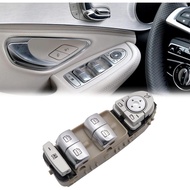 FZJDSD Front Left Driver Side Beige Power Master Window Switch Button Compatible with Mercedes-Benz 