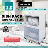 NAIBA - RAK PIRING PLASTIK SUSUN 4 MINI DISH RACK LEMARI PENYIMPANAN MAKANAN SERBAGUNA