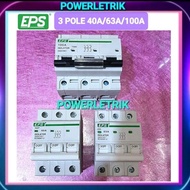 ☄READY STOCK☄EPS 3 POLE 40A/63A/100A MAIN SWITCH/3 PHASE ISOLATOR ON OFF SWITCH