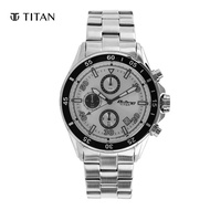 Titan White Dial Analog Men's Watch 90043KM01