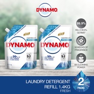 [TWIN PACK] DYNAMO Laundry Detergent Fresh 1.4kg Refill DYNAMO Detergent