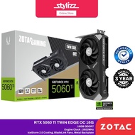 ZOTAC GAMING GEFORCE RTX 5060TI 16GB | RTX 5060 TWIN EDGE OC 8GB GDDR7 GRAPHIC CARD GPU