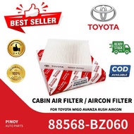 Aircon Cabin Filter 88568-BZ060 Toyota Wigo Avanza Anti-Odor Cold AC