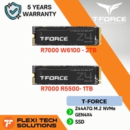 Flexi Tech T-FORCE Z44A7Q M.2 NVMe GEN4X4 R7000 R5500-1TB/W6100 - 2TB