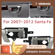u1bhhrhds Left +Right Side Interior Inner Door Handle for 2007-2012 Hyundai Santa Fe with Gray Knob 