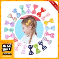 Hair Clip Bow Shape Size 2.7 Inches For Children no.w16