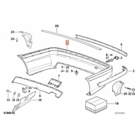 Original BMW E36 Rear Bumper Trim Panel (51121977908)