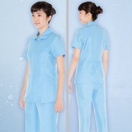 多色拉鏈納米抗菌護士護理員短袖上衣醫美診所制服NW6212