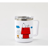 Snoopy 304 Stainless Mug Cup with Lid 400ml Snoopy and Woodstock Corelle Coordinates