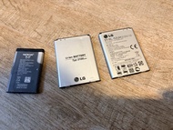 Nokia BL-5C and LG BL-52UH batteries 手機 電池
