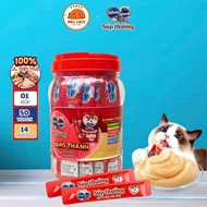[HỘP 50 THANH] Súp thưởng Silver Spoon dạng thanh cho mèo (THANH 14g) - 6 Vị Thơm Ngon