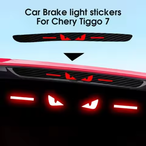 1PCS Car Brake Tail Light Sticker Personality Eagle Eye Auto Light Demon Eye Hawkeye Styling Decorat