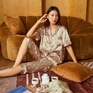 ชุดนอน Vana ลาย English Tea Garden ผ้าซาติน