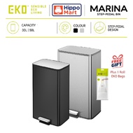 EKO | MARINA | 30L | 50L | Pedal Dustbin | Soft Closing | Indoor Dustbin