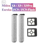 Midea X8 X9 Pro| Eureka FC9 FC9-Flash Accessories - roller brush / HEPA filter|| Vacuum Cleaner Spar