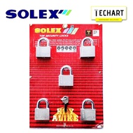 Solex 5 in 1 CR50-05 Key Alike System Top Security Padlock 50mm (5 Pcs)