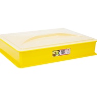 Twins Dolphin (A: 10 cm B: 7.5cm C: 6cm Cover D: small 9cm E: Small 12cm) Plastic Cake Tray / Bread 