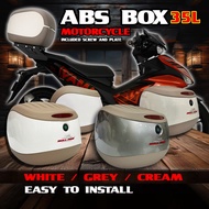 🔥Motorcycle ABS TOP BOX🔥 TOP BOX ALIEN NEW 35L 35 LITER [READY STOCK]