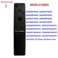 New Bluetooth Voice Remote Control BN59-01298G for Samsung Smart TV Fit for QA55Q6 QA55Q 7 QA55Q8FNAWXXY Q6 Q7 Q8 Series