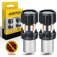 AUXITO 2Pcs No Hyper Flash 1156 P21W Ba15S Bau15S Py21W Led Bulb 1800Lm Turn Signal Light No Error A