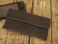 英國製作 深藍幾何圖案 switch ipad 電腦保護套收納袋
