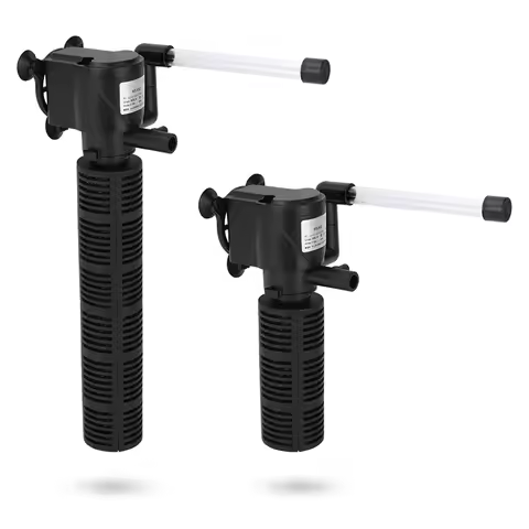 3 in 1 Aquarium Internal Filter Waterproof Fish Tank Filter Mini Aquarium Filter Submersible Water P