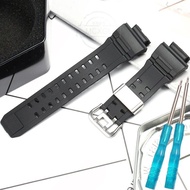 Resin Watchband Fit For Casio G-Shock GW9400 GW9300 GW-9400 GW-9300 G-9300 Men Waterproof Strap Stainless Steel Loop Rubber Bracelet Watch Accessories