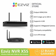 EZVIZ X5S-4W NVR WIRELESS 4 CHANNEL 5MP H.265 1 YEAR WARRANTY