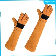 [LzdjhykecbMY] Pet Handling Gloves Anti-Scratch Protective Gloves Cleaning Glove Comfortable for Veterinarians Zoo Staff