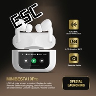 LAYAR ESC A10pro bluetooth earphone wireless bluetooth earphone with led screen
