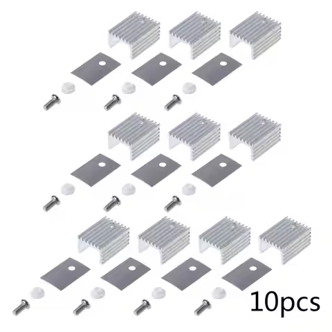 Aluminium TO-220 Heatsink TO 220 Heat Sink Transistor Radiator TO220 Cooler Cooling 20x15x10MM
