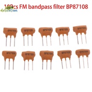[DelicationS] 10Pcs Ceramic Filter FM Bandpass Filter BP87108 87-108KHZ High Frequency 3 Pin Accesso