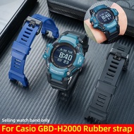 High quality Rubber strap For Casio 3515 GBD-H2000 men's mountaineering sports silicone watch band N