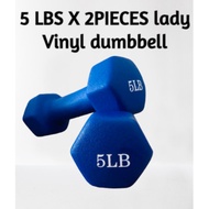 5 LBS X 2PIECES lady dumbbell set exercise equipment workout equipment dumbbell men & women fitness