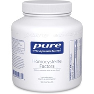 Pure Encapsulations - Homocysteine Factors - Hypoallergenic L-5-MTHF plement - Vitamin B6, B12, Natu